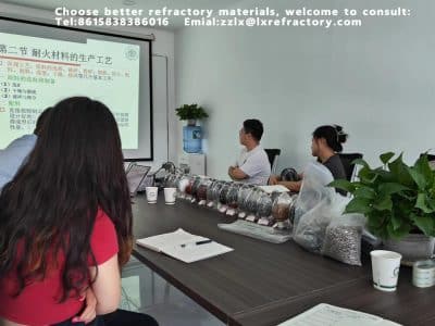 Lianxin’s first refractory product training